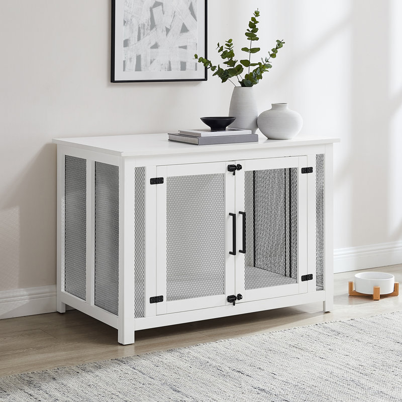 Tucker Murphy Pet™ Dane Credenza Dog Crate White Wayfair